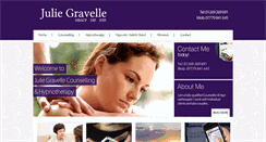 Desktop Screenshot of juliegravelle.co.uk